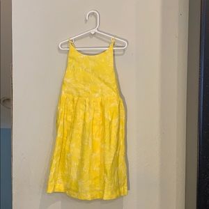 Zara Yellow Sunflower Dress Girls 6-7